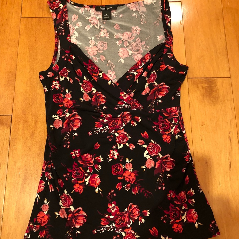 White House Black Market flowered camisole.